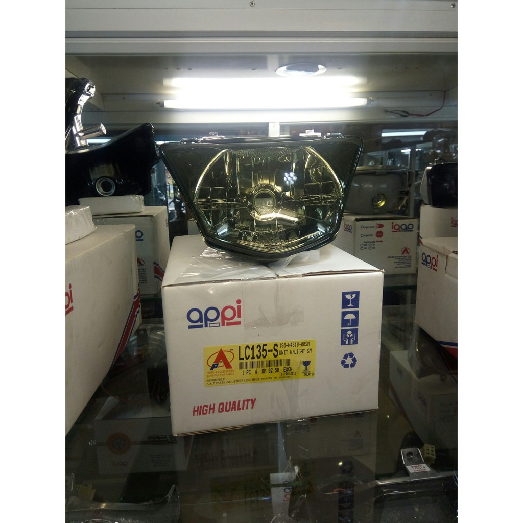 Đèn pha trước EX135-2010 Xanh - APPi