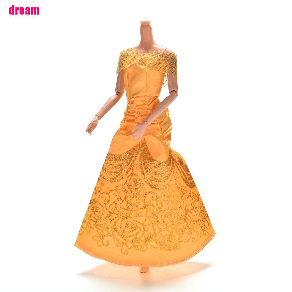 1 Váy Cưới Màu Vàng Kích Thước 22cm / 8.66