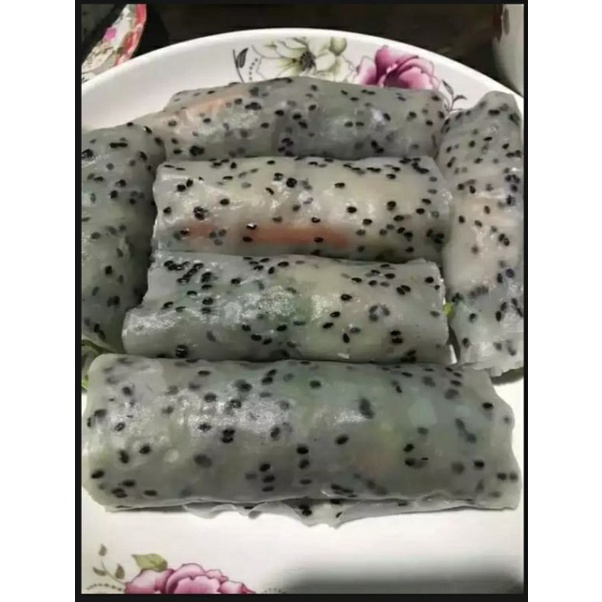 Bánh tráng nhúng mè đen loại 1- đặc sản Phan Rang - Tháp Chàm