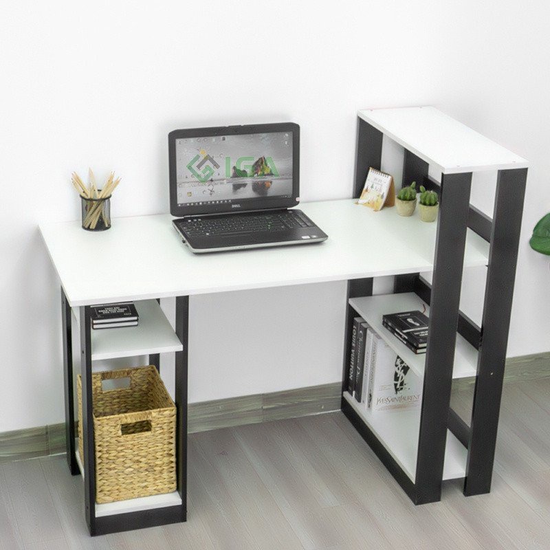 Bàn gỗ làm việc thông minh đa năng kèm kệ sách gọn gàng thêm sinh động - Bách Hóa Online
