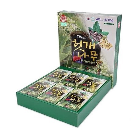 Nước Mát Gan Teawoong Hàn Quốc hộp 30 gói * 70ml
