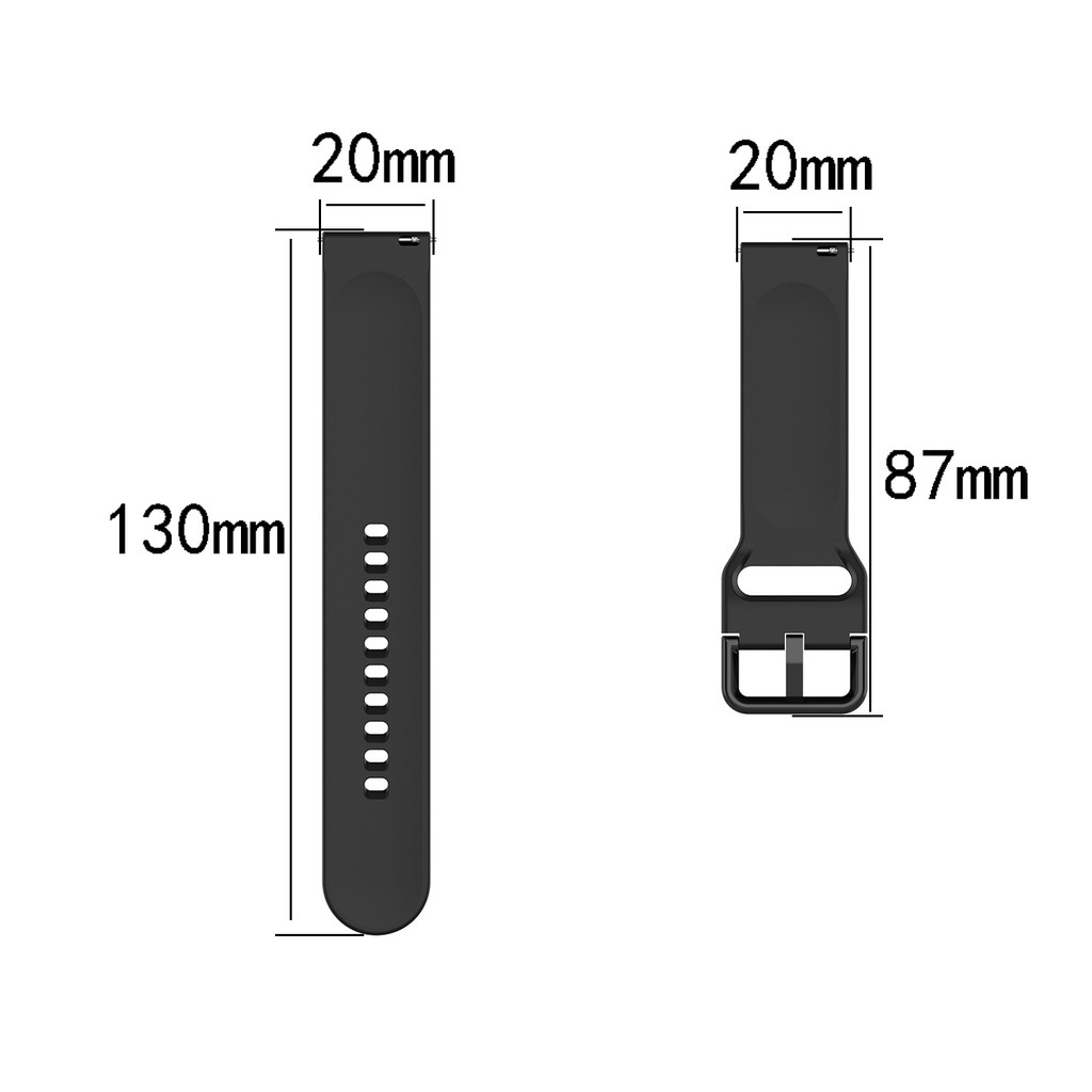 Dây Đeo Size 20mm Size Lớn Đồng Hồ Thông Minh Smart Watch Xiaomi Amafit GTS / Xiaomi Amazfit Bip / Huawei Watch 2