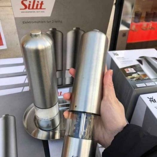 Set xay tiêu muối Silit chạy pin