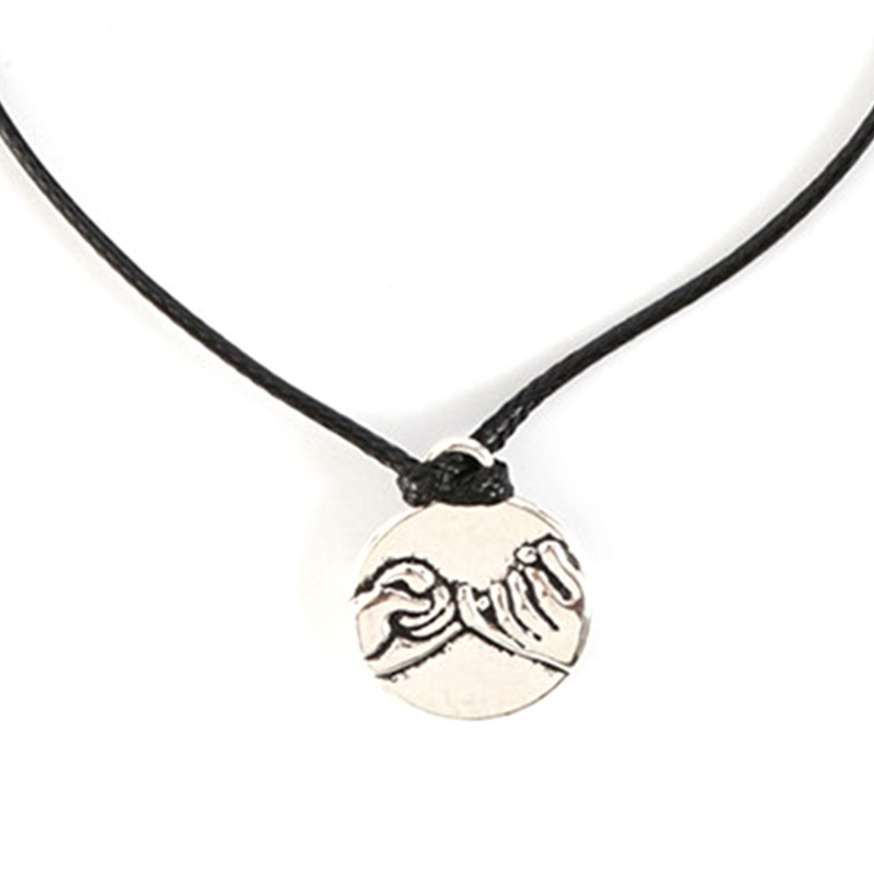 Flgo Set 2 Vòng Đeo Tay Cặp Đôi Có Thể Điều Chỉnh Kết Hợp Móc Kéo Bằng Vải Dệt Hình Ngón Tay Bạn Thân Dành Cho Bạn