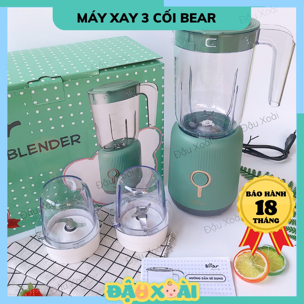 Máy xay Bear 3 in 1 BL-B10B2 bảo hành 18 tháng