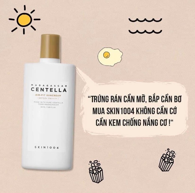 [Mã SKAMCLU9 giảm 10% đơn 100K] [ MẪU MỚI ] KEM CHỐNG NẮNG SKIN1004 MADAGASCAR CENTELLA AIR FIT SUN CREAM PLUS | BigBuy360 - bigbuy360.vn
