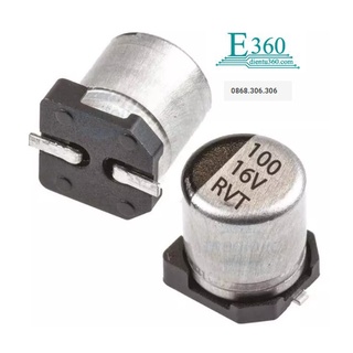 Tụ nhôm 100uf 16v 6.3x5.4mm