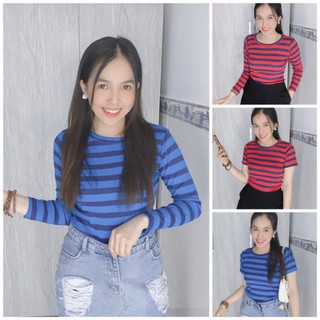 Áo dài tay siêu hot cho nữ,chất thun co giãn A177