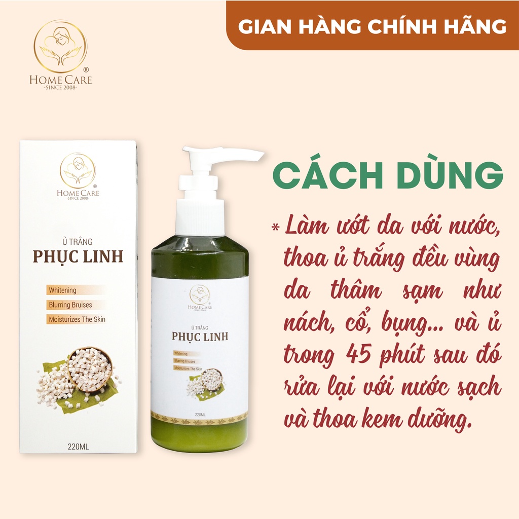Ủ trắng phục linh bật tone da Home Care | BigBuy360 - bigbuy360.vn