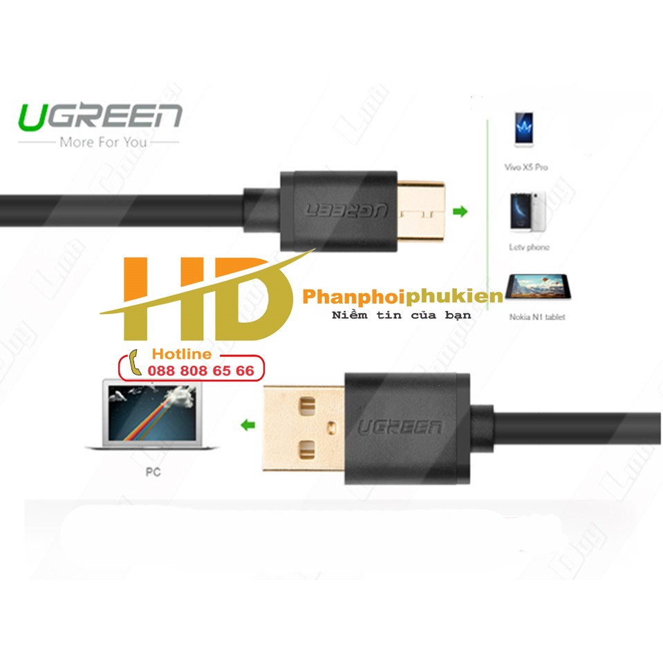 Cáp chuyển USB Type C to USB 2.0 Ugreen 30159