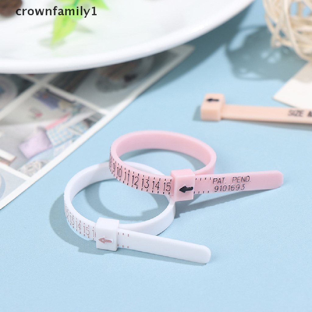 [crownfamily1] Dụng Cụ Đo Kích Thước Nhẫn Chuyên Nghiệp Làm Từ Nhựa