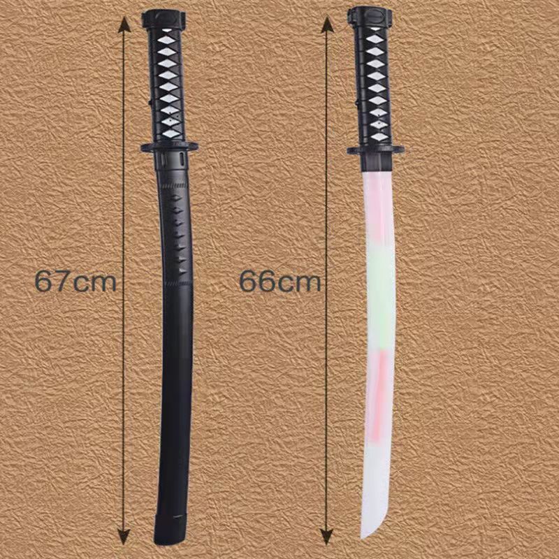 Kiếm nhựa phát sáng- kiếm katana hot trend  loại chuẩn 68 cm