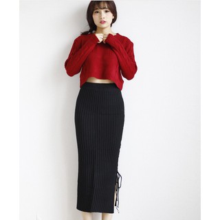ÁO LEN CROPTOP TAY DÀI