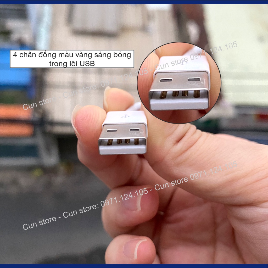 Cáp sạc USB to L zin bóc máy cho XsMax siêu bền, không báo lỗi thiết bị | Bảo hành 12 tháng