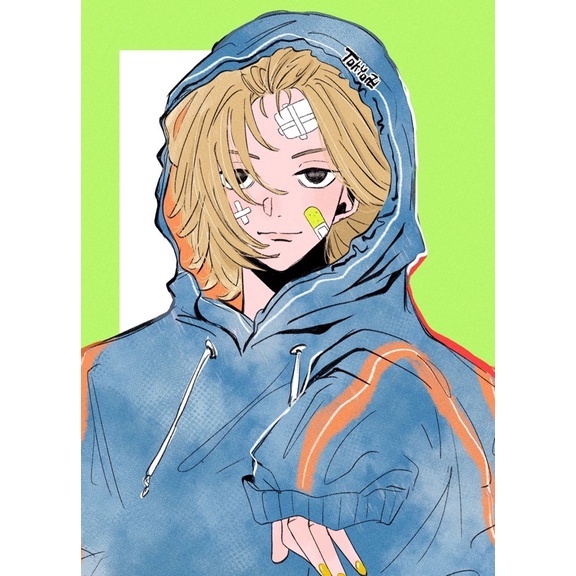 Ảnh thẻ in hình TOKYO REVENGERS ver COLOR card bo góc viền 5*8cm anime chibi xinh xắn sưu tầm