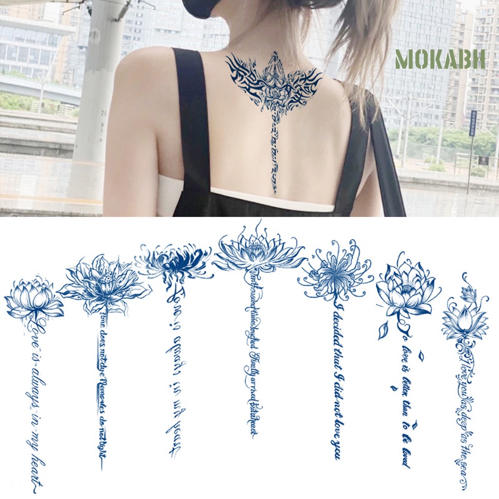 Hình Xăm Tạm Thời Thảo Dược Trong Suốt Tiện Dụng Cho Người Lớn