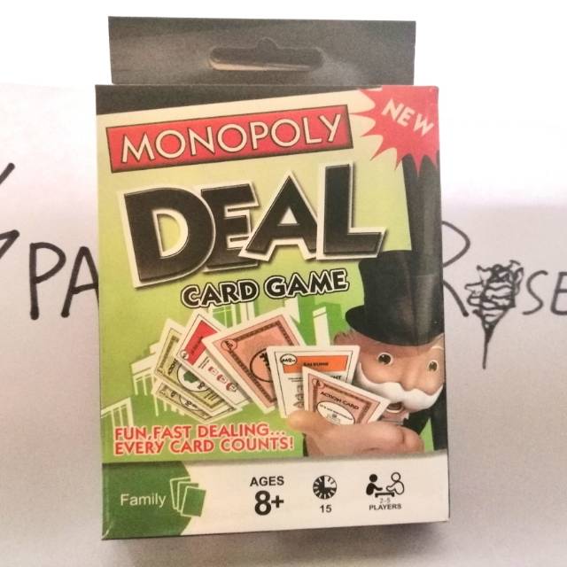 Bộ Thẻ Bài Chơi Game Monopoly Deal Độc Đáo Thú Vị