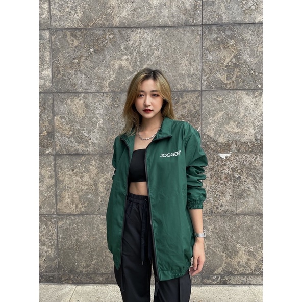 Áo Khoác Xanh JOGGER Sport jacket Unisex Nam Nữ