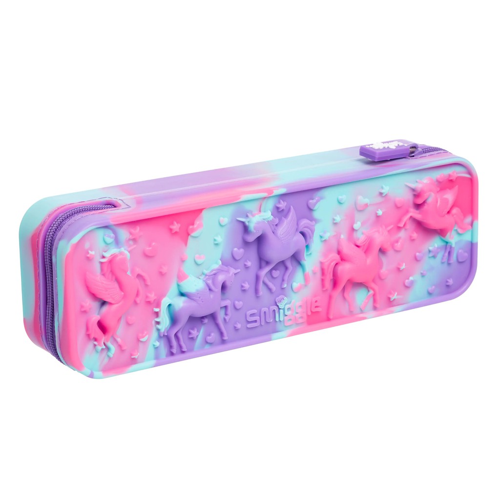 Hộp viết Smiggle Silicone Swirl IGL443684PUR