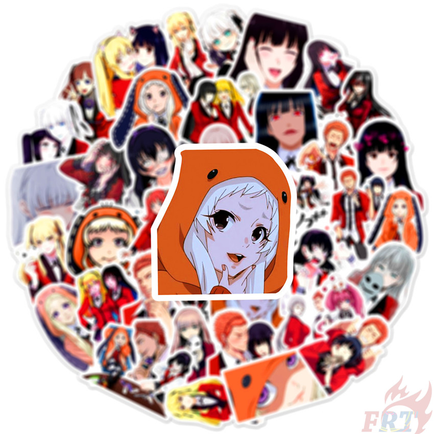❉ Kakegurui - Series 05 Anime Stickers ❉ 50Pcs/Set Jabami Yumeko DIY Fashion Doodle Decals Stickers