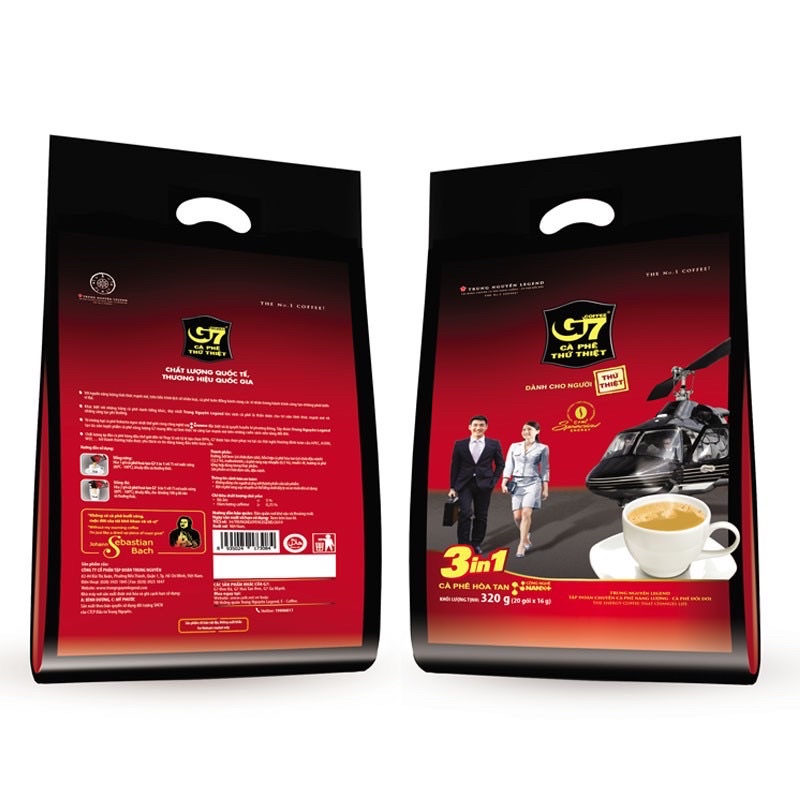 CÀ PHÊ G7 3in1 (20GÓI) 320g BỊCH NHỎ