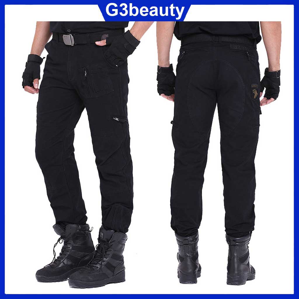 Quần kaki nam lính Mỹ - hàng cao cấp (đen/xanh rêu)