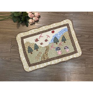 Thảm chùi chân 100% cotton Hàn Quốc
