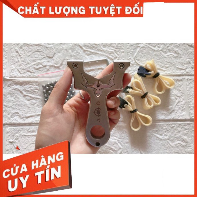 Ná cao su, Ná quỷ vương inox 304- Tặng kèm dây thun