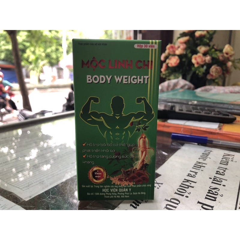 Mộc linh chi Body weight - Học viện quân y {Hỗ trợ tăng sức đề kháng, tăng cân}