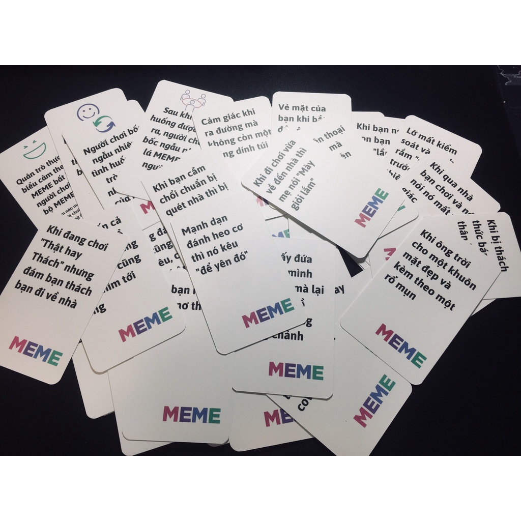 Bộ bài MEME phiên bản BTS | Bộ bài MEME 70 lá | Board game vui nhộn dành cho gia đình, bạn bè, tập thể,...