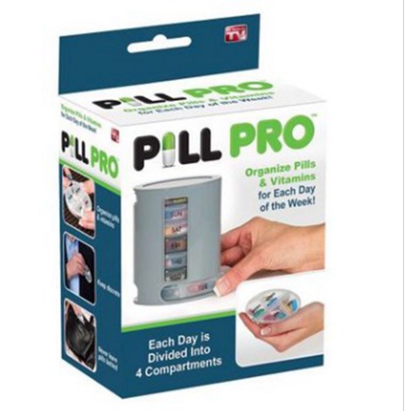 Sỉ 10 Hộp đựng thuốc 1 tuần chổng ẩm PILLPRO LM0026