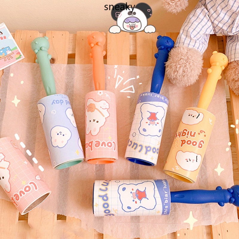 Cây lăn loại bỏ bụi bẩn và lông tóc độ dính mạnh có thể tái sử dụng được