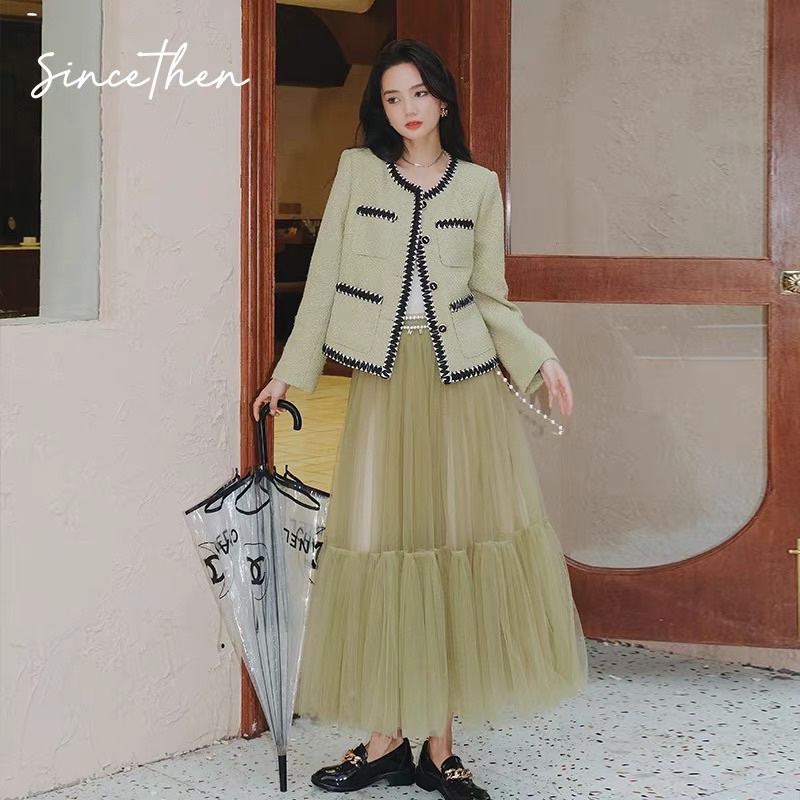 Chân váy vải tuyn cao cấp