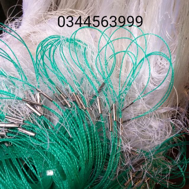 Lưới đánh cá 3 lớp dù then 3 cao 1m dài 50m bắt cá từ 400g đến 3kg