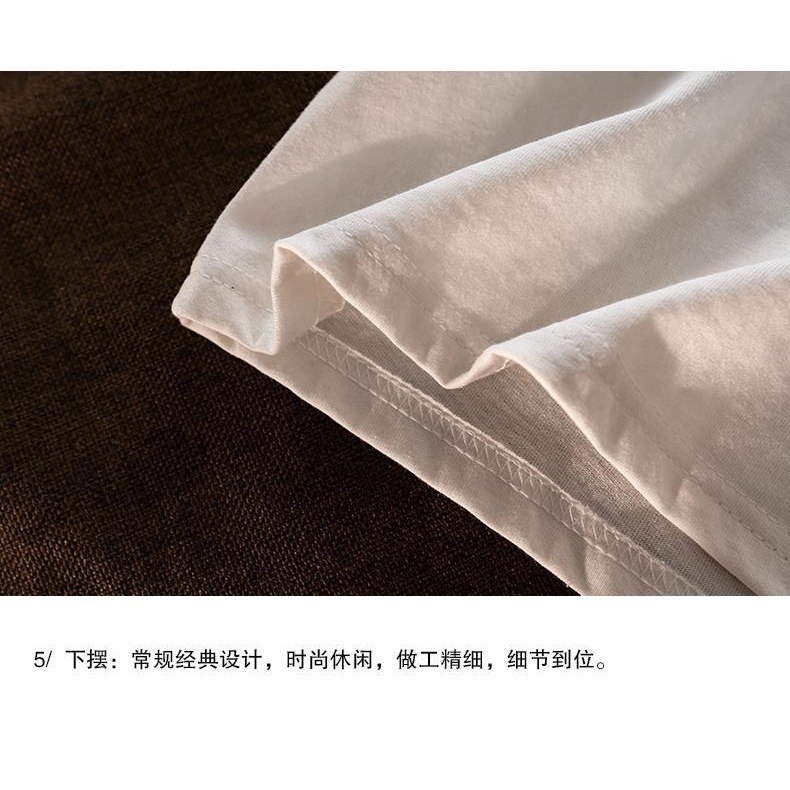 Áo thun tay ngắn cổ tròn vải cotton màu sắc thời trang dành cho nam và nữ