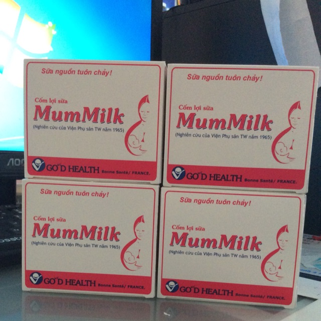 CỐM LỢI SỮA MUMMILK hộp 20 gói cốm hoà tan 3grs