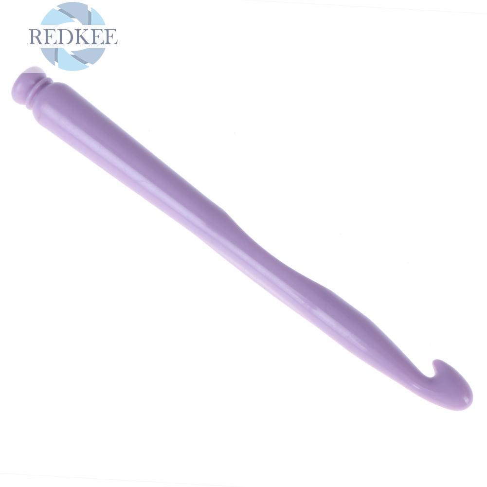 Bộ 12 que đan móc len bằng nhựa tiện lợi dễ sử dụng 2-10mm