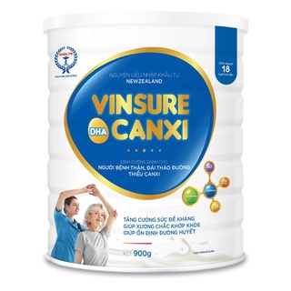 Sữa bột Vinsure canxi cho xương chắc khỏe lon 900g