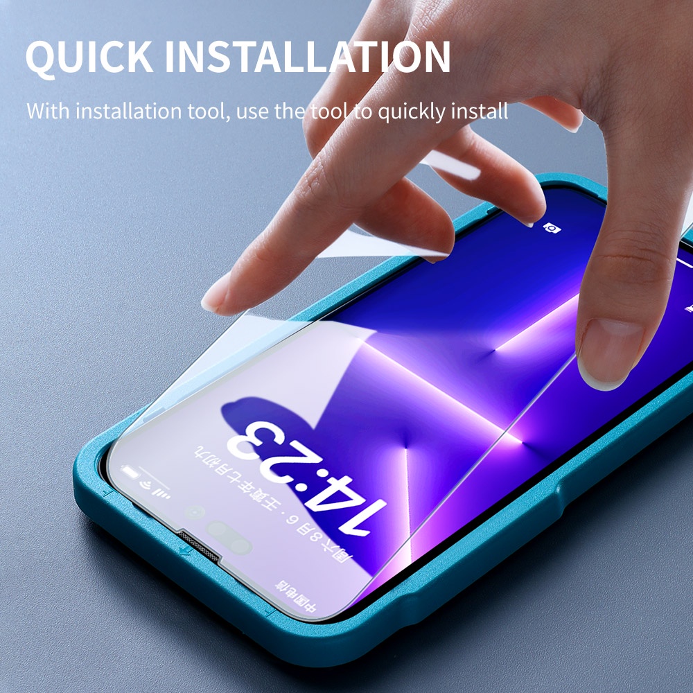 SmartDevil Kính cường lực SMARTDEVIL chống dấu vân tay HD thích hợp cho iPhone 14 / 14 Pro / 14 plus / 14 Pro Max