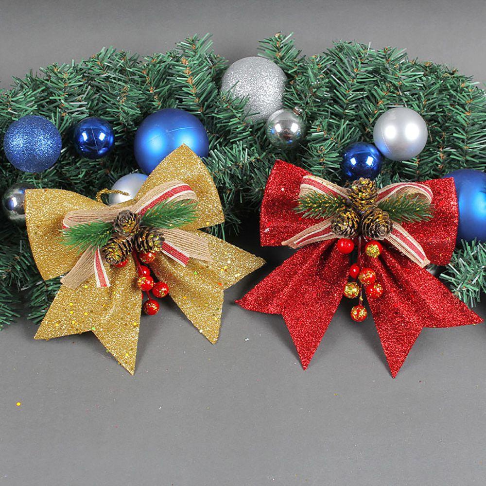 1 Nơ Ruy Băng Trang Trí Giáng Sinh Lấp Lánh