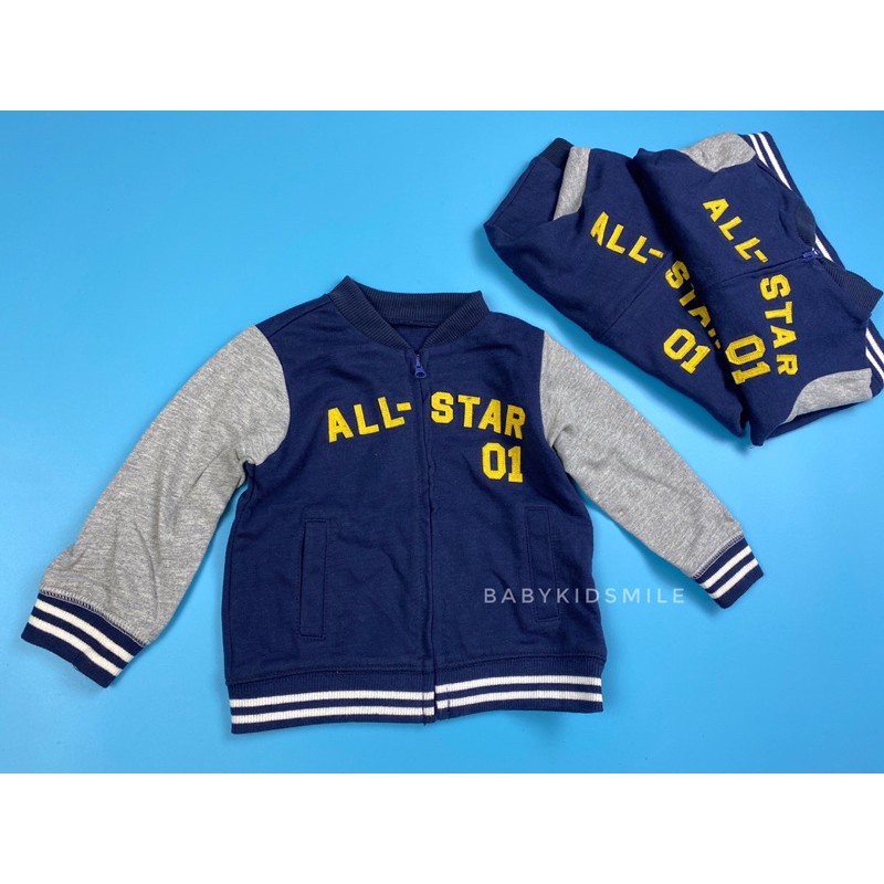 Khoác da cá mỏng Carter bé trai hàng xuất (All Star)