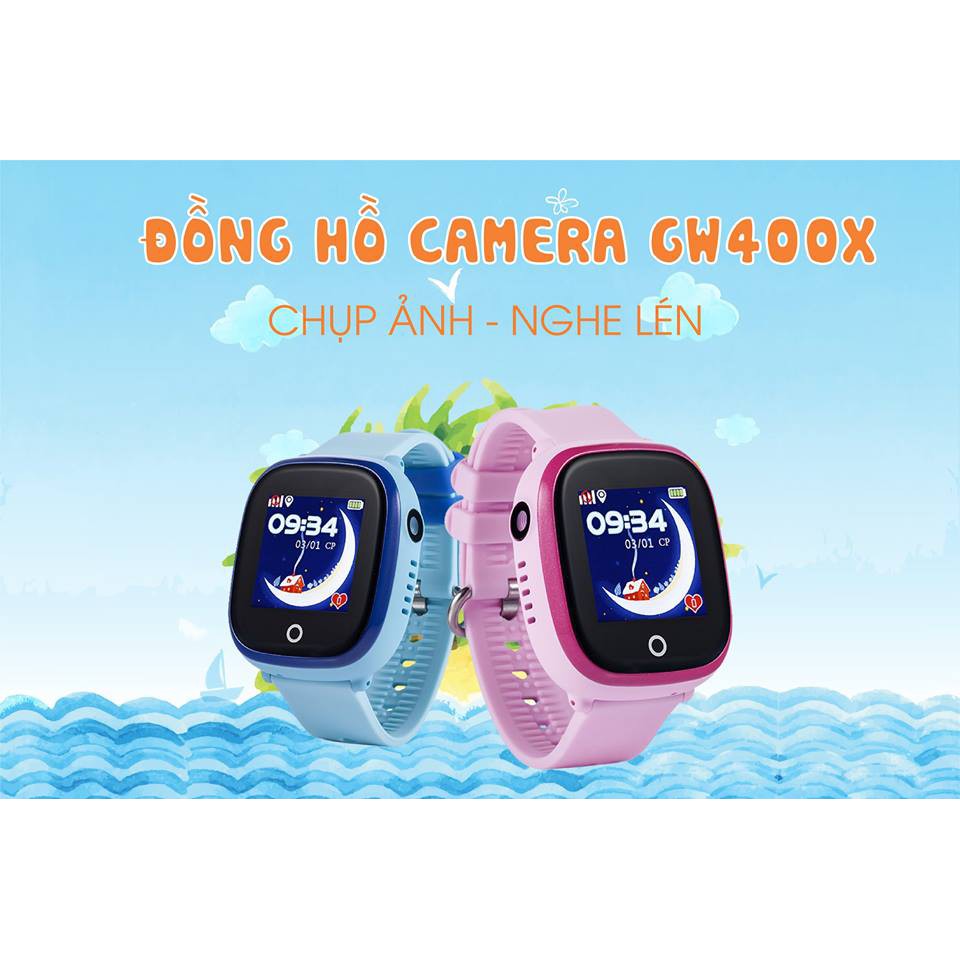 Đồng Hồ Định Vị GPS Wonlex GW400X, Hỗ Trợ Camera, Kháng Nước IP67