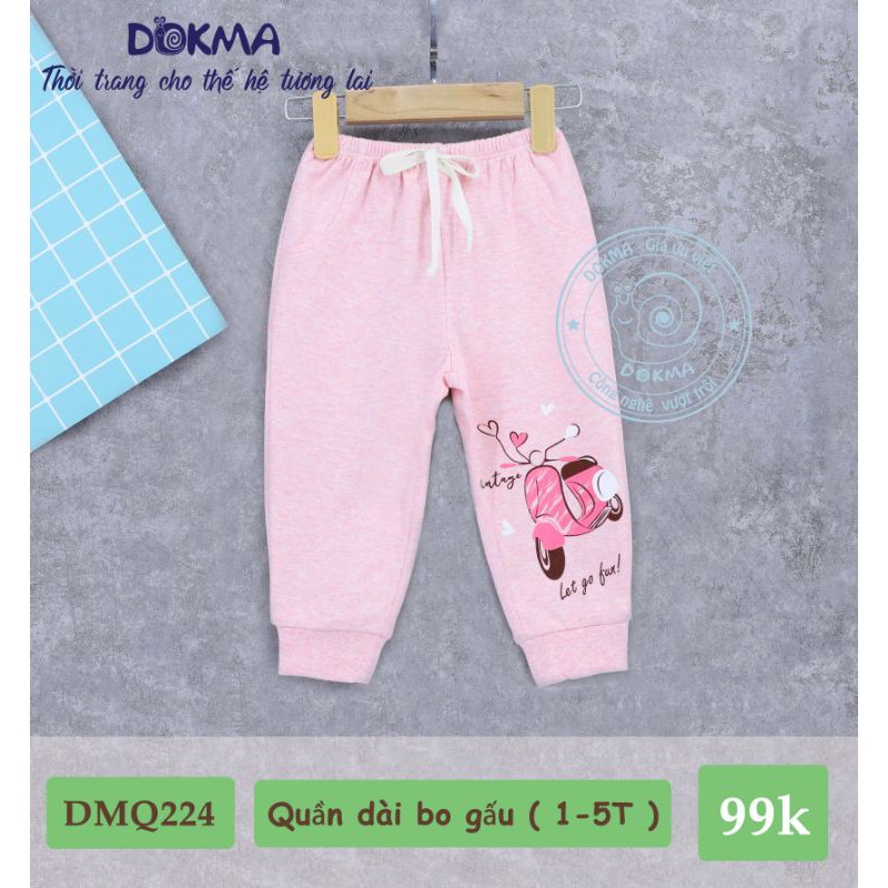 [Dokma] Quần dài nỉ bo gấu 1y-5y DMQ224