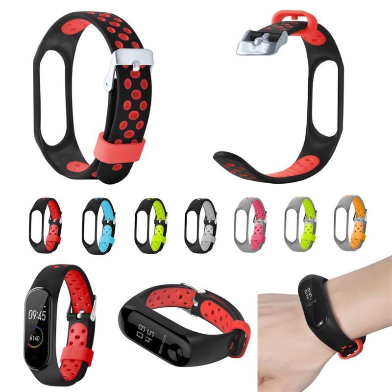 Dây Đeo Thay Thế Bằng Silicone Cho Xiaomi Mi Band 3 / 4 / 5 | BigBuy360 - bigbuy360.vn