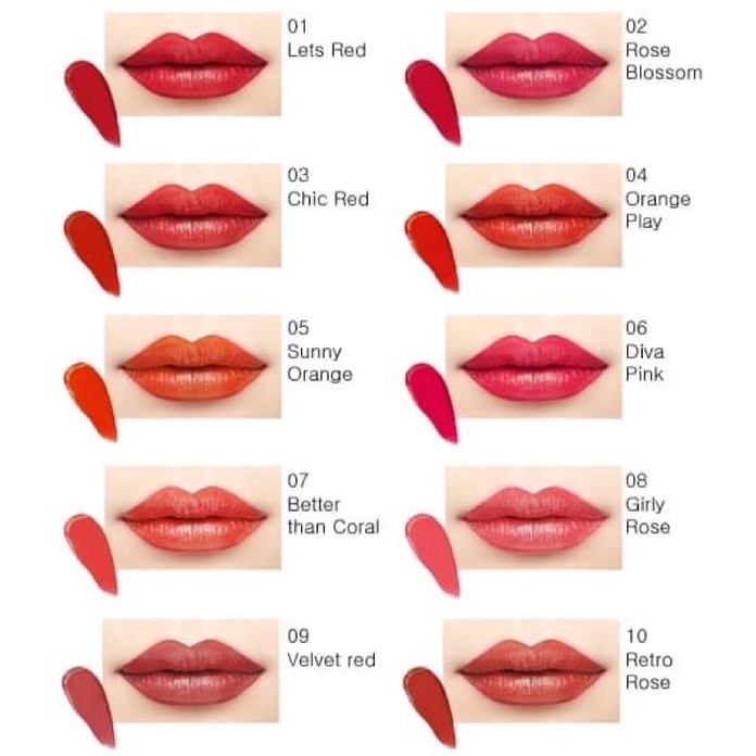 Xả MẠNH Son kem dạng bút Mamonde Creamy Tint Squeeze Lip Hàn Quốc