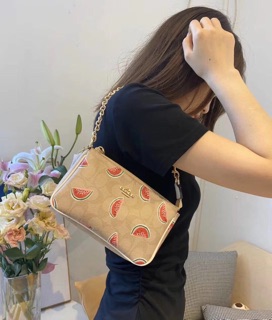 Túi mini coach Mahjong dưa hấu
