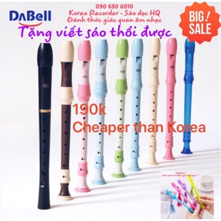 Sáo dọc recorder nội địa Hàn Quốc( tặng kèm viết sáo cũng thổi được)