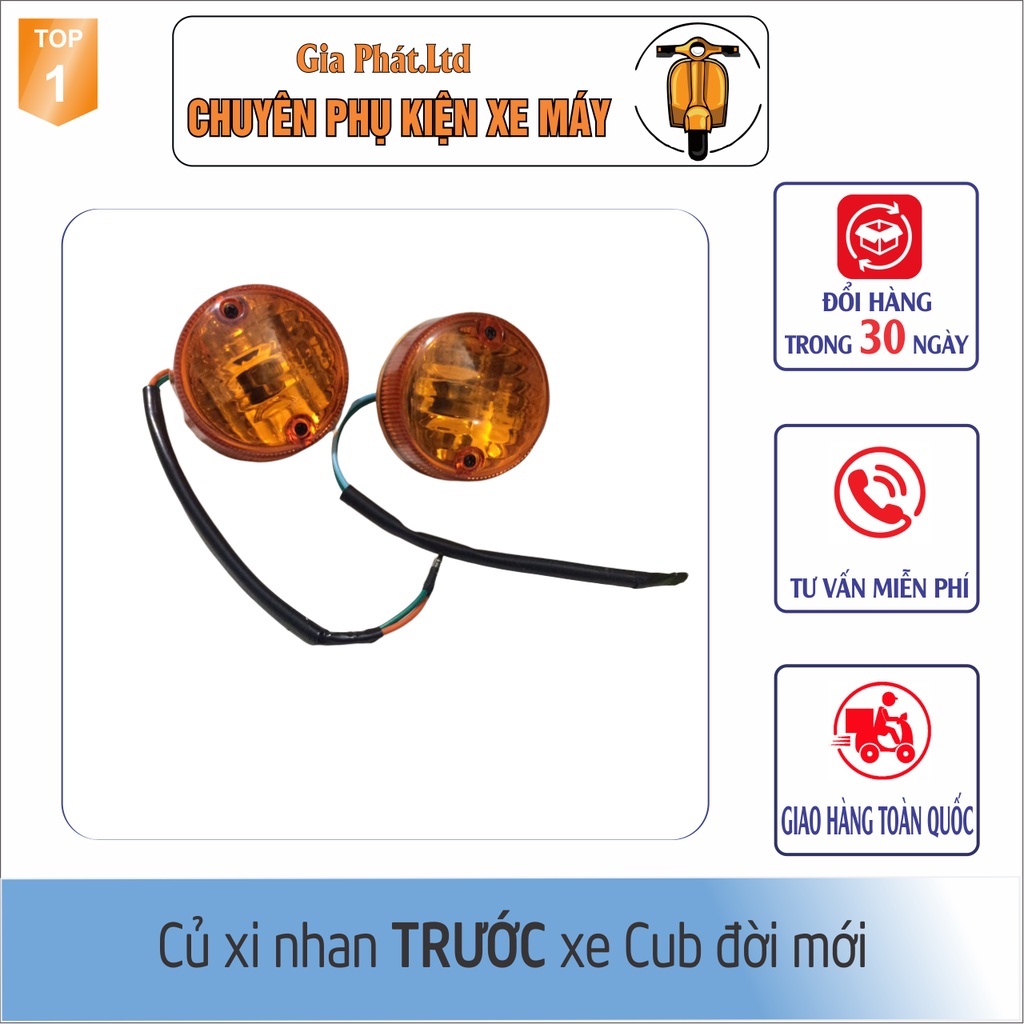 Củ xi nhan TRƯỚC xe CUB đời mới- SPD-923 (8113)