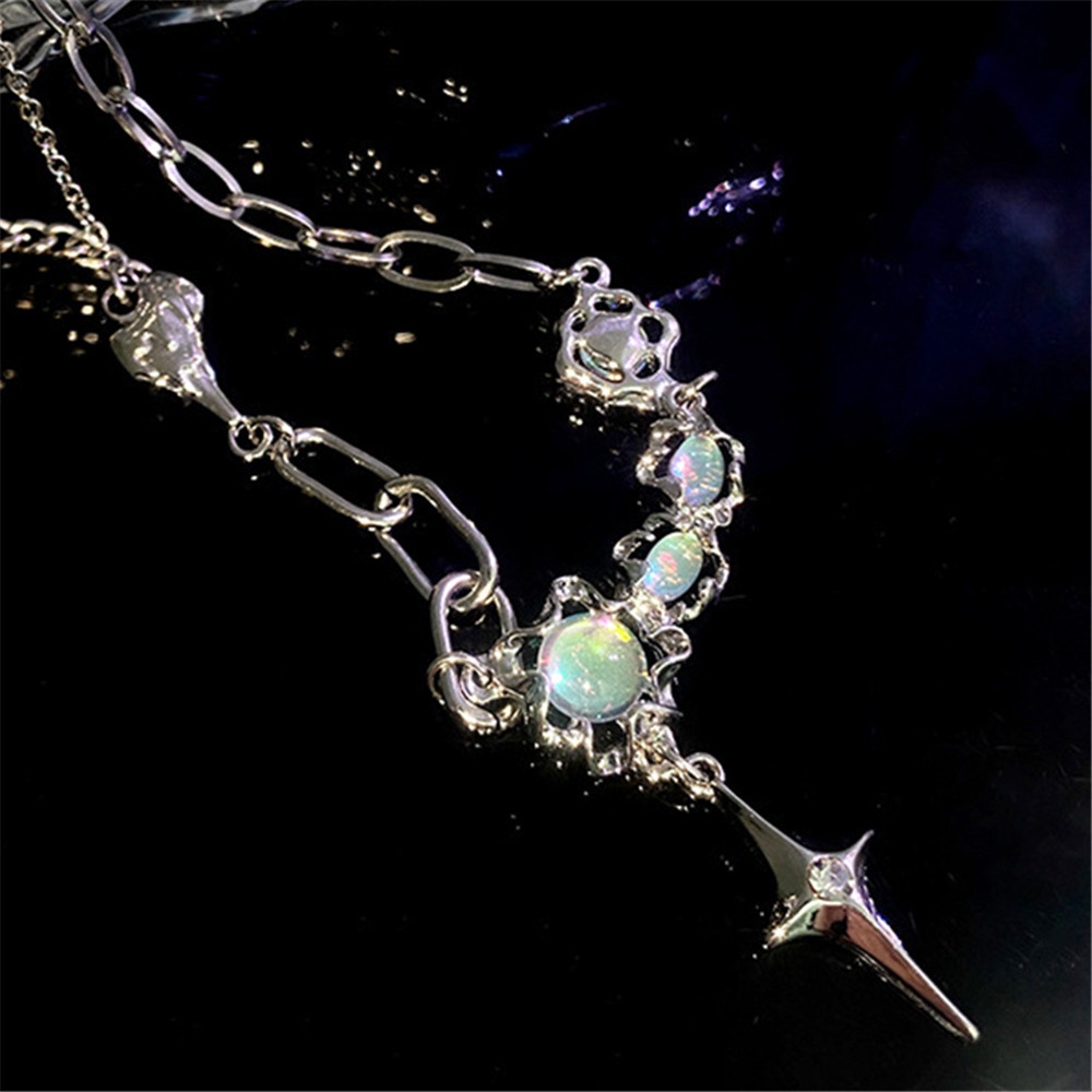【XJ-COD】moonstone Vòng cổ Chuỗi Hạt Đá Thạch Anh Nhẹ Nhàng Sang Trọng Thời Trang Mùa Hè Cho Nữ Senior