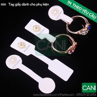 500c In theo yêu cầu Thẻ treo Phụ kiện Hoa tai Bông tai Trang sức